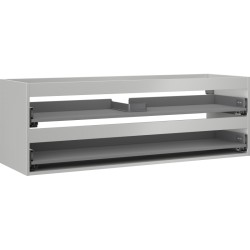 MEXEN - Box-A skříňka pro umyvadlo 140, 2 zásuvky, šedý mat (91AX0-1400-470-2-62)