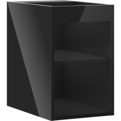 MEXEN - Box-A skříňka pro umyvadlo 30, černá lesk (91AX1-0300-470-1-70)