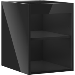 MEXEN - Box-A skříňka pro umyvadlo 35, černá lesk (91AX1-0350-470-1-70)