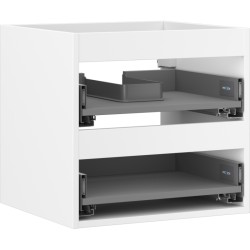 MEXEN - Box-A skříňka pro umyvadlo 50, 2 zásuvky, bílá mat (91AX0-0500-470-2-01)