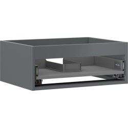 MEXEN - Box-A skříňka pro umyvadlo 60, 1 šuplík, grafit mat (91AX0-0600-235-1-66)