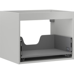 MEXEN - Box-A skříňka pro umyvadlo 60, 1 šuplík, šedý mat (91AX0-0600-470-1-62)