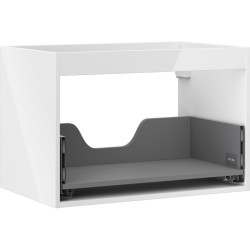 MEXEN - Box-A skříňka pro umyvadlo 70, 1 šuplík, bílá lesk (91AX0-0700-470-1-00)