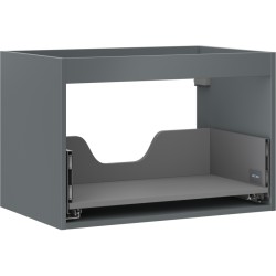 MEXEN - Box-A skříňka pro umyvadlo 70, 1 šuplík, grafit mat (91AX0-0700-470-1-66)