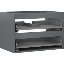 MEXEN - Box-A skříňka pro umyvadlo 70, 2 zásuvky, grafit mat (91AX0-0700-470-2-66)