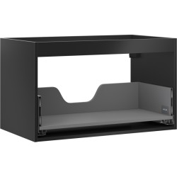 MEXEN - Box-A skříňka pro umyvadlo 80, 1 šuplík, černá mat (91AX0-0800-470-1-71)