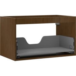 MEXEN - Box-A skříňka pro umyvadlo 80, 1 šuplík, ořech (91AX0-0800-470-1-86)