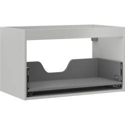 MEXEN - Box-A skříňka pro umyvadlo 80, 1 šuplík, šedý mat (91AX0-0800-470-1-62)