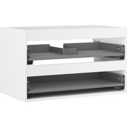 MEXEN - Box-A skříňka pro umyvadlo 80, 2 zásuvky, bílá mat (91AX0-0800-470-2-01)