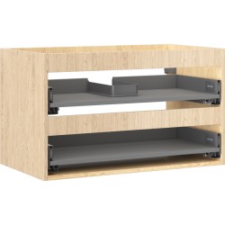 MEXEN - Box-A skříňka pro umyvadlo 80, 2 zásuvky, dub (91AX0-0800-470-2-81)