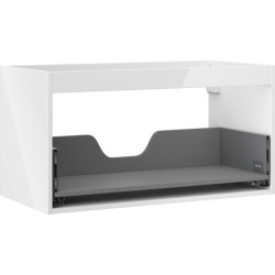 MEXEN - Box-A skříňka pro umyvadlo 90, 1 šuplík, bílá lesk (91AX0-0900-470-1-00)