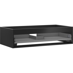 MEXEN - Box-A skříňka pro umyvadlo 90, 1 šuplík, černá mat (91AX0-0900-235-1-71)