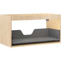 MEXEN - Box-A skříňka pro umyvadlo 90, 1 šuplík, dub (91AX0-0900-470-1-81)