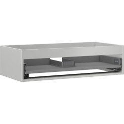 MEXEN - Box-A skříňka pro umyvadlo 90, 1 šuplík, šedý mat (91AX0-0900-235-1-62)