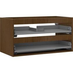 MEXEN - Box-A skříňka pro umyvadlo 90, 2 zásuvky, ořech (91AX0-0900-470-2-86)