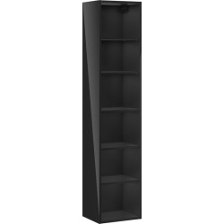 MEXEN - Box-A skříňka vysoká - sloup 35, černá lesk (91AX1-1600-300-1-70)