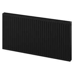 MEXEN - C21 deskový radiátor 600 x 400 mm, boční připojení, 513 W, černá (W421-060-040-70)