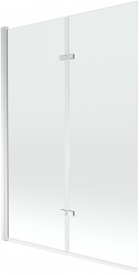 MEXEN - Castor vanová zástěna 2-křídlo 120x150, transparent, chrom (892-120-002-01-00)