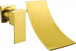 MEXEN - Celia baterie umyvadlová podomítková, zlatá (747415-50)