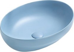MEXEN - Cornelia umyvadlo na desku 50x36, modrá mat (21885049)