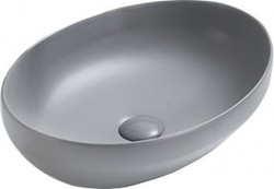 MEXEN - Cornelia umyvadlo na desku 50x36, šedá mat (21885061)