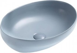 MEXEN - Cornelia umyvadlo na desku 50x36, šedomodrá mat (21885069)