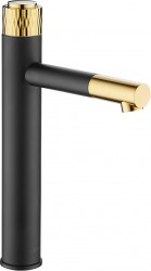 MEXEN - Diamond umyvadlová baterie vysoká černá / gold (71510-75)