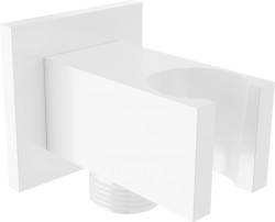 MEXEN - Držák sprchy Cube, pevný, s vyústěním, bílá (79300-20)