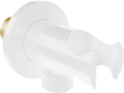 MEXEN - Držák sprchy Kai, pevný, s vyústěním, bílá (79301-20)