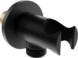 MEXEN - Držák sprchy Kai, pevný, s vyústěním, černá (79301-70)