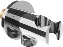 MEXEN - Držák sprchy Kai, pevný, s vyústěním,  chrom (79301-00)