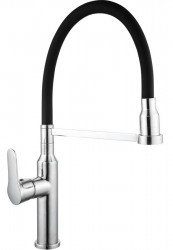 MEXEN - Edna Dřezová baterie, chrom/černá (672900-00)