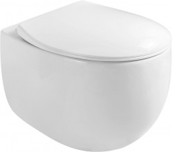 MEXEN - Egg Závěsná WC mísa včetně sedátka s slow-slim, Duroplastu, bílá (30245000)