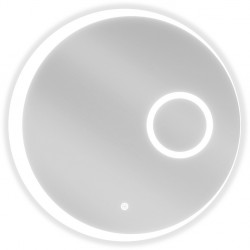 MEXEN - Ella zrcadlo s osvětlením s kosmetickým zrcátkem, 60, LED 600 (9811-060-060-611-00)