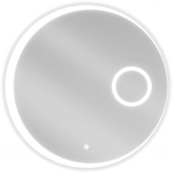 MEXEN - Ella zrcadlo s osvětlením s kosmetickým zrcátkem, 70, LED 600 (9811-070-070-611-00)