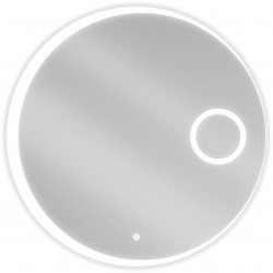 MEXEN - Ella zrcadlo s osvětlením s kosmetickým zrcátkem, 80, LED 600 (9811-080-080-611-00)