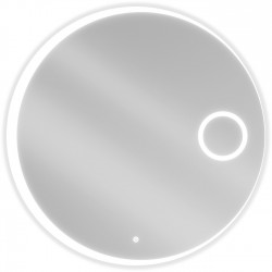 MEXEN - Ella zrcadlo s osvětlením s kosmetickým zrcátkem, 90, LED 600 (9811-090-090-611-00)