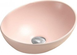 MEXEN - ELZA umyvadlo na desku 40x33 cm matná růžová (21014044)