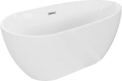 MEXEN - EOS volně stojící vana 150x75, bílá bez krytky přepadu a zátky (52471507500-SS)