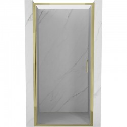 MEXEN - Exo sprchové dveře křídlové 60, transparent, zlatá (817-060-000-50-00)