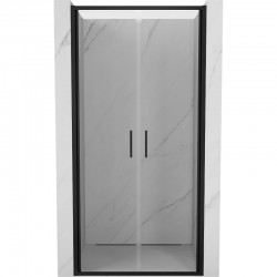 MEXEN - Exo sprchové dveře křídlové 80, transparent, černá (814-080-000-70-00)