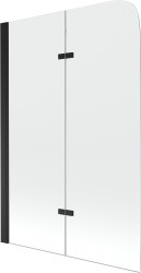MEXEN - Felix vanová zástěna 2-wing 80x140, černá (890-080-002-70-00)