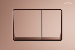 MEXEN - Fenix 10 XS splachovací tlačítko, růžové zlato (601005)