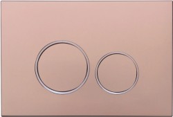 MEXEN - Fenix05 tlačítko splachovací růžové zlato /kompatibilní s Geberit Sigma UP300 a UP320/ (600505)