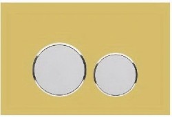 MEXEN - FenixTlačítko 06 zlato flush /kompatibilní s Geberit Sigma UP300 a UP320/ (600624)