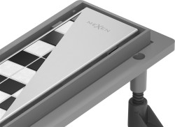 MEXEN - Flat ABS odtokový žlab 2v1 90, ino (1069090)