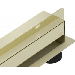 MEXEN - Flat Wall žlab ke stěně 2v1 90 cm zlatý (1530090)