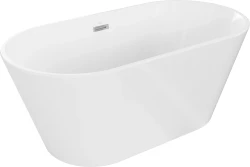 MEXEN - FLAVIA volně stojící vana 150x75, bílá bez krytky přepadu a zátky (54031507500-SS)