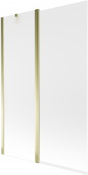 MEXEN - Flip vanová zástěna 1-křídlo 120x150 cm, dekor, zlato (894-120-101-50-30)