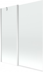 MEXEN - Flip vanová zástěna 1-křídlo 140x150 cm, transparent, chrom (894-140-101-01-00)